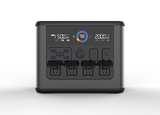 Buon prezzo Centrale elettrica portatile da 100V 1800WH con batteria al litio ferro fosfato 19.6kg in linea