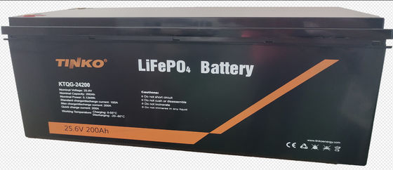 Buon prezzo 5.12kwh Batteria ad alta energia 24V 200AH Lifepo4 per lo stoccaggio dell'energia solare in linea
