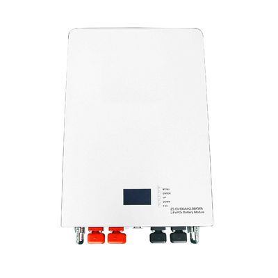 Buon prezzo 2.56kwh Montaggio a parete Lifepo4 batteria 25.6V 100AH Per sistema di accumulo di energia in linea