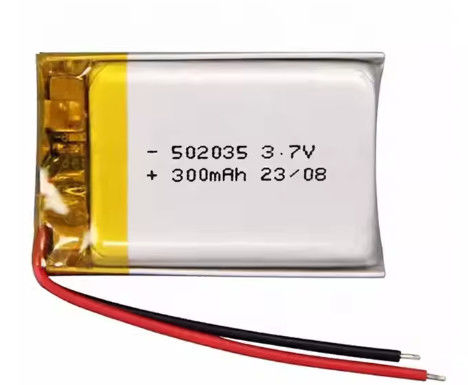 Buon prezzo 502035 Batteria Lipo da 3,7 V 300mAh Customized Rechargeable Lithium Pouch Cell Pouch in linea