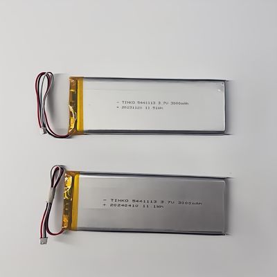 Buon prezzo 3.7V 5441113 Batteria Li-Ion Polimero 3000mah per dispositivi portatili con facile formazione di pellicola in linea